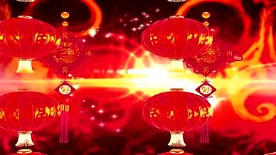 红红火火灯笼中国年视频的预览图